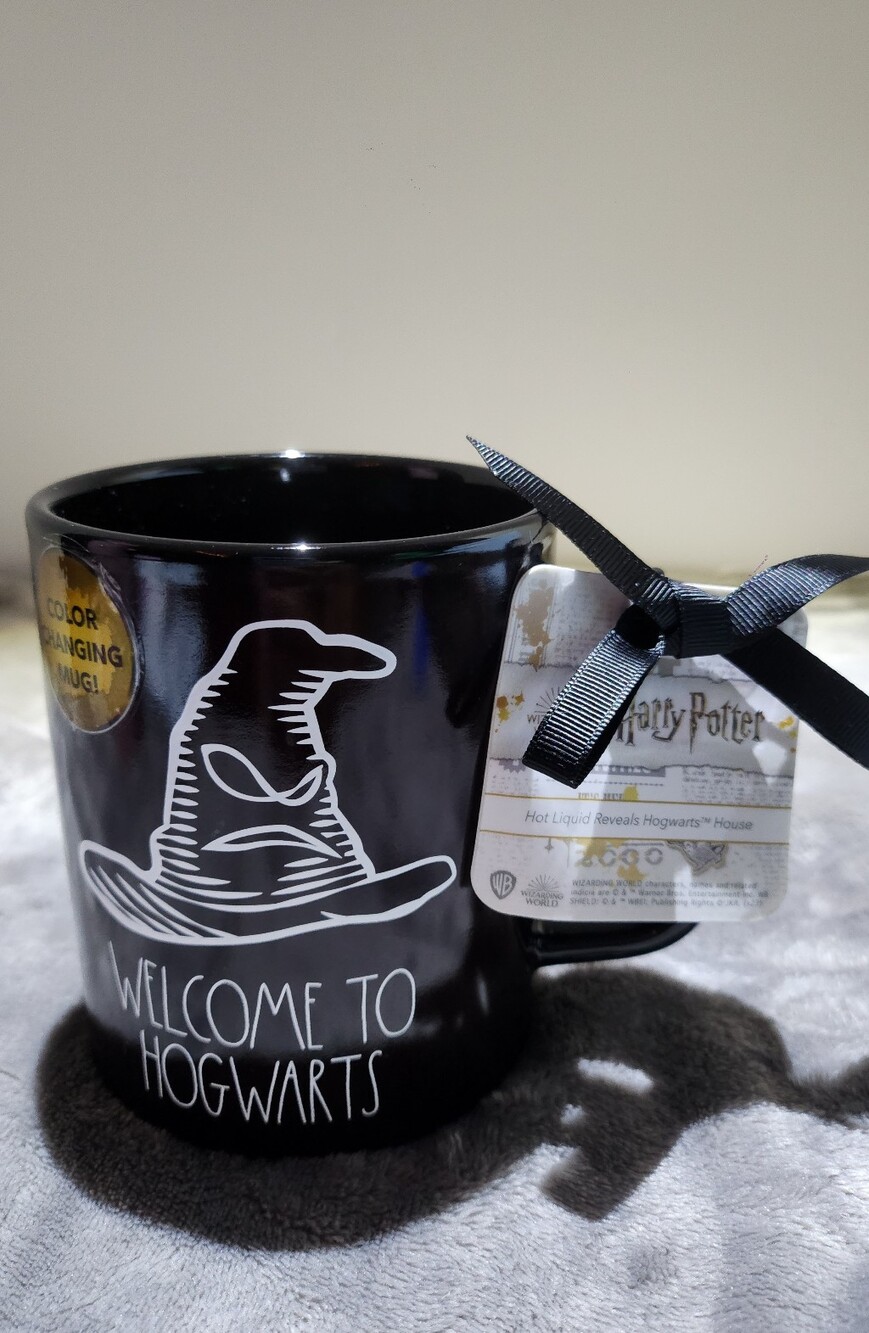 Rae Dunn x Harry Potter "Welcome to Hogwarts" color-changing mug